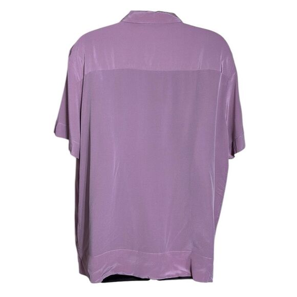 Lilysilk 100% mulberry silk button front hi low top nwt xxl - Picture 8 of 8